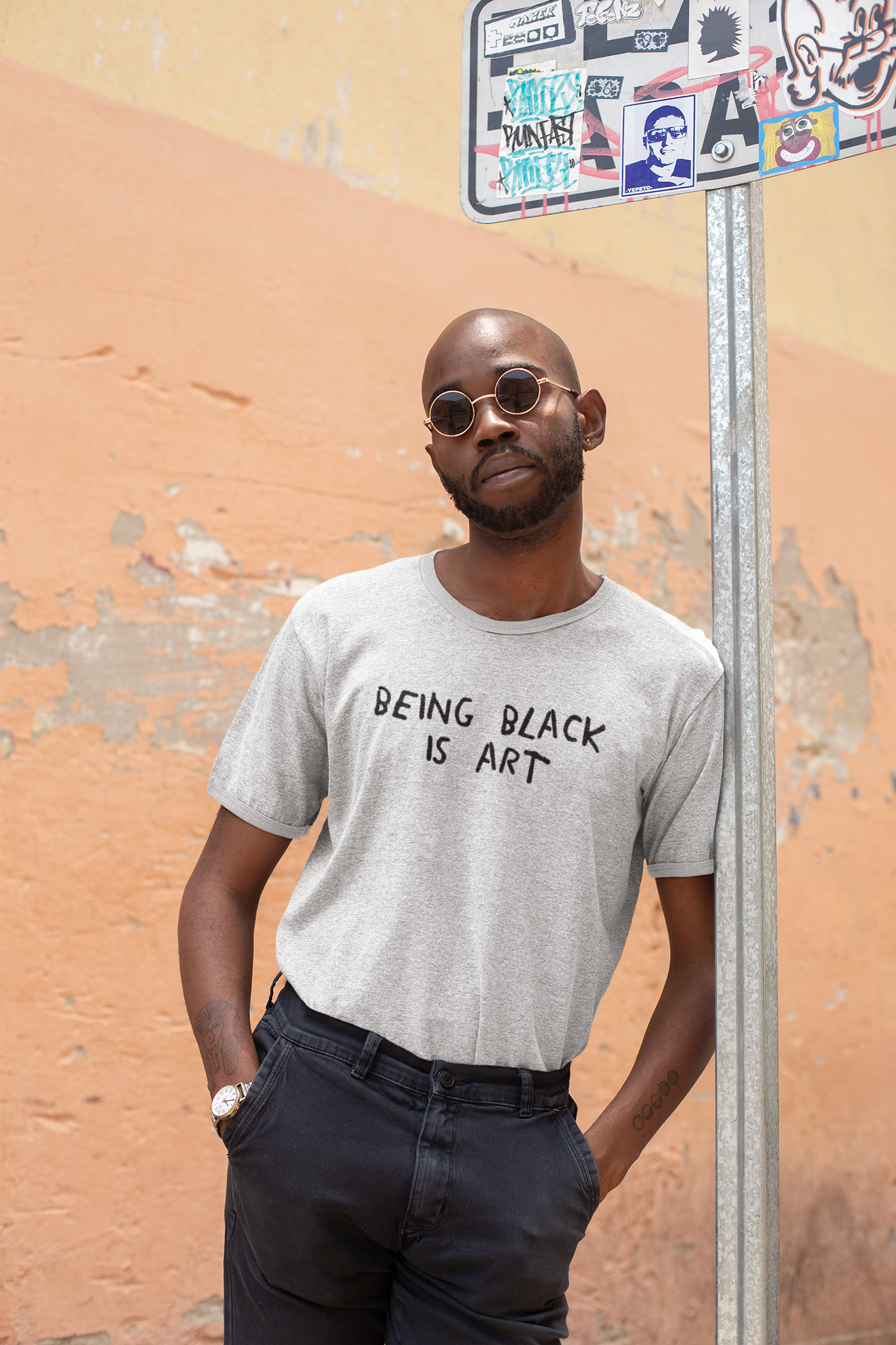 BEING BLACK IS ART TSHIRT MERCH