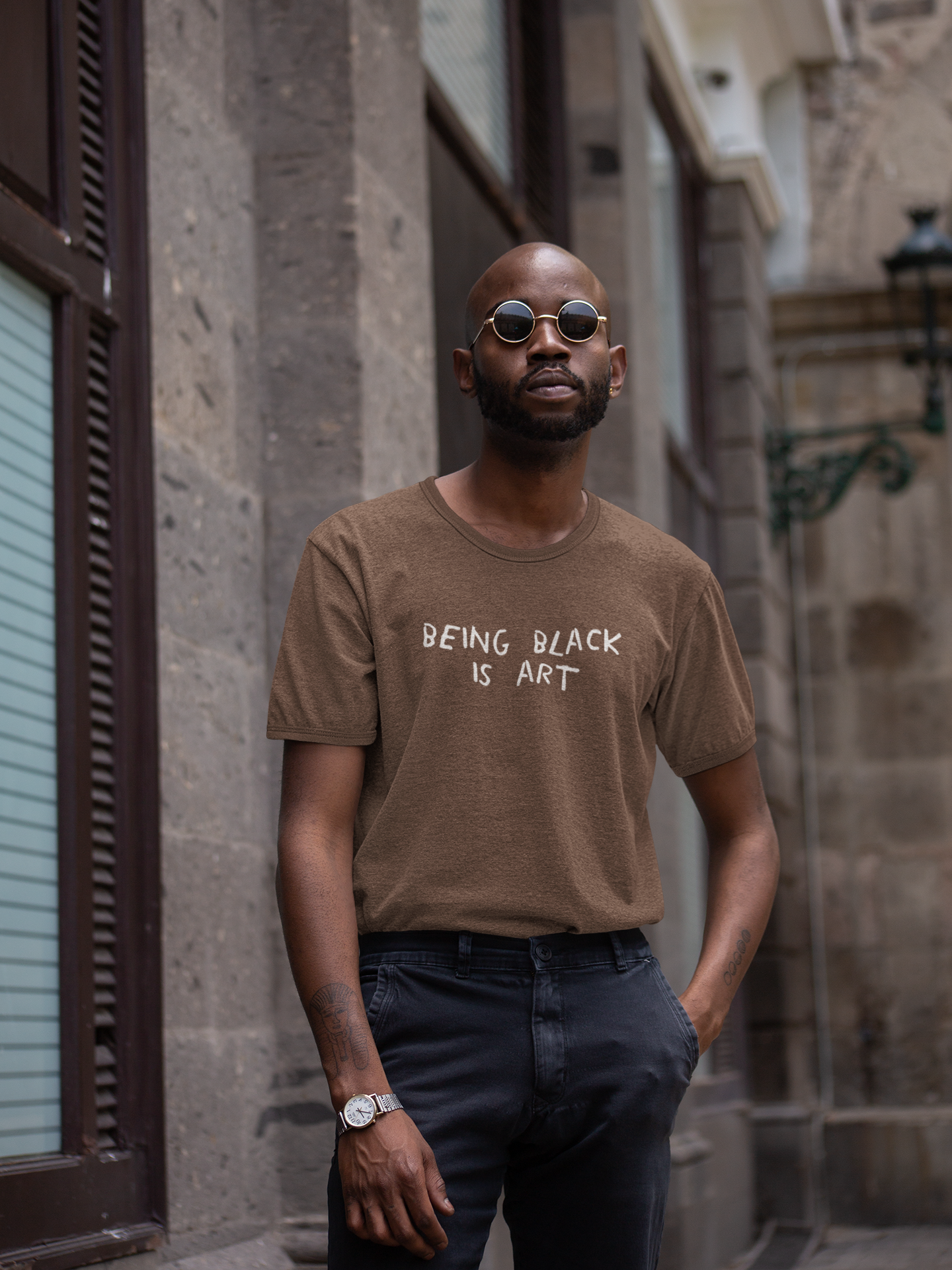 BEING BLACK IS ART TSHIRT MERCH