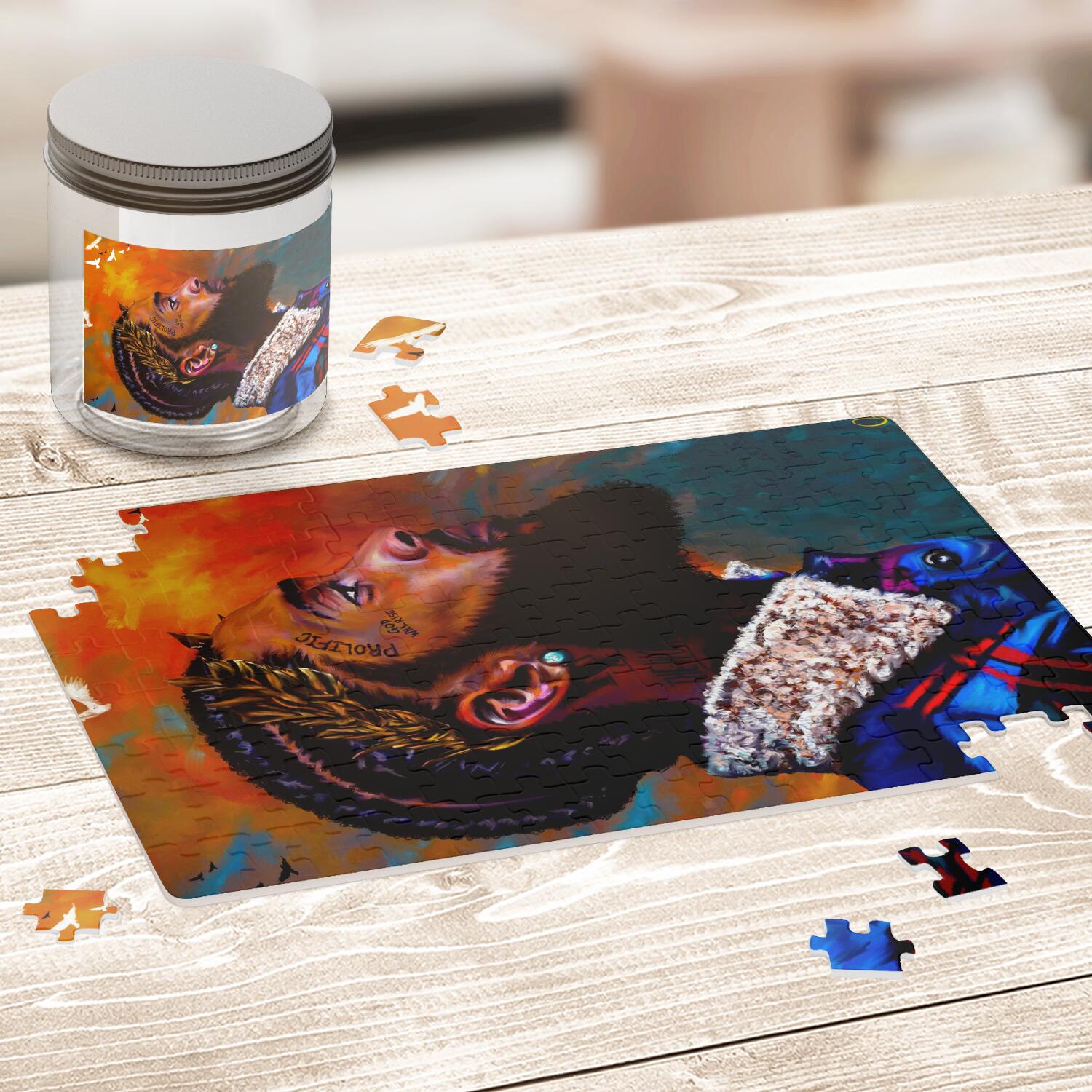 NIPSEY HUSSLE MARATHON CONTINUES ART PUZZLE