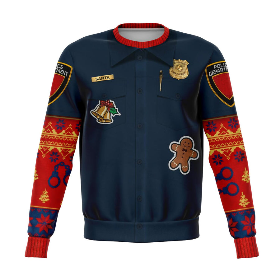 Ugly Police Navidad Christmas Sweatshirt