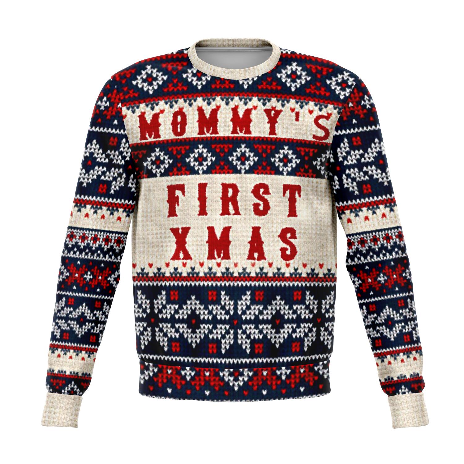 Ugly Christmas Sweater Sweatshirt Gift For New Moms