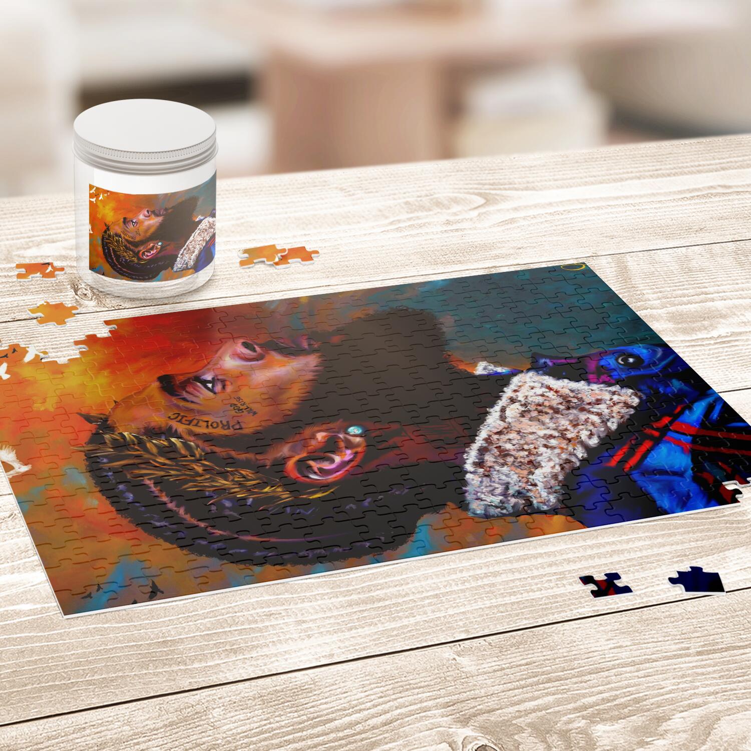 NIPSEY HUSSLE MARATHON CONTINUES ART PUZZLE