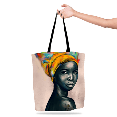 Black Rose African American Tote Bag