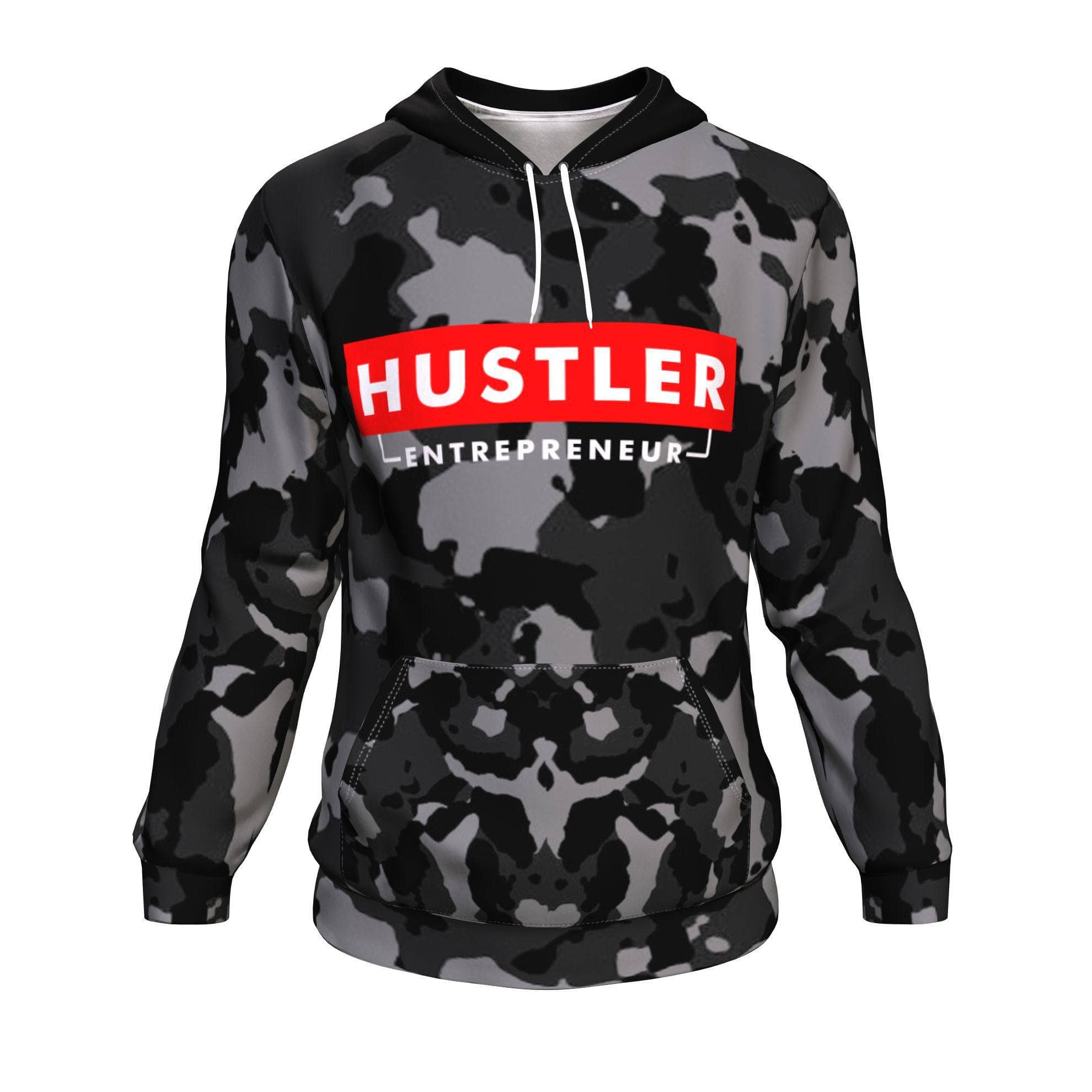 HUSTLER ENTREPRENEUR WHITE CAMO HOODIE KoultureKanvas