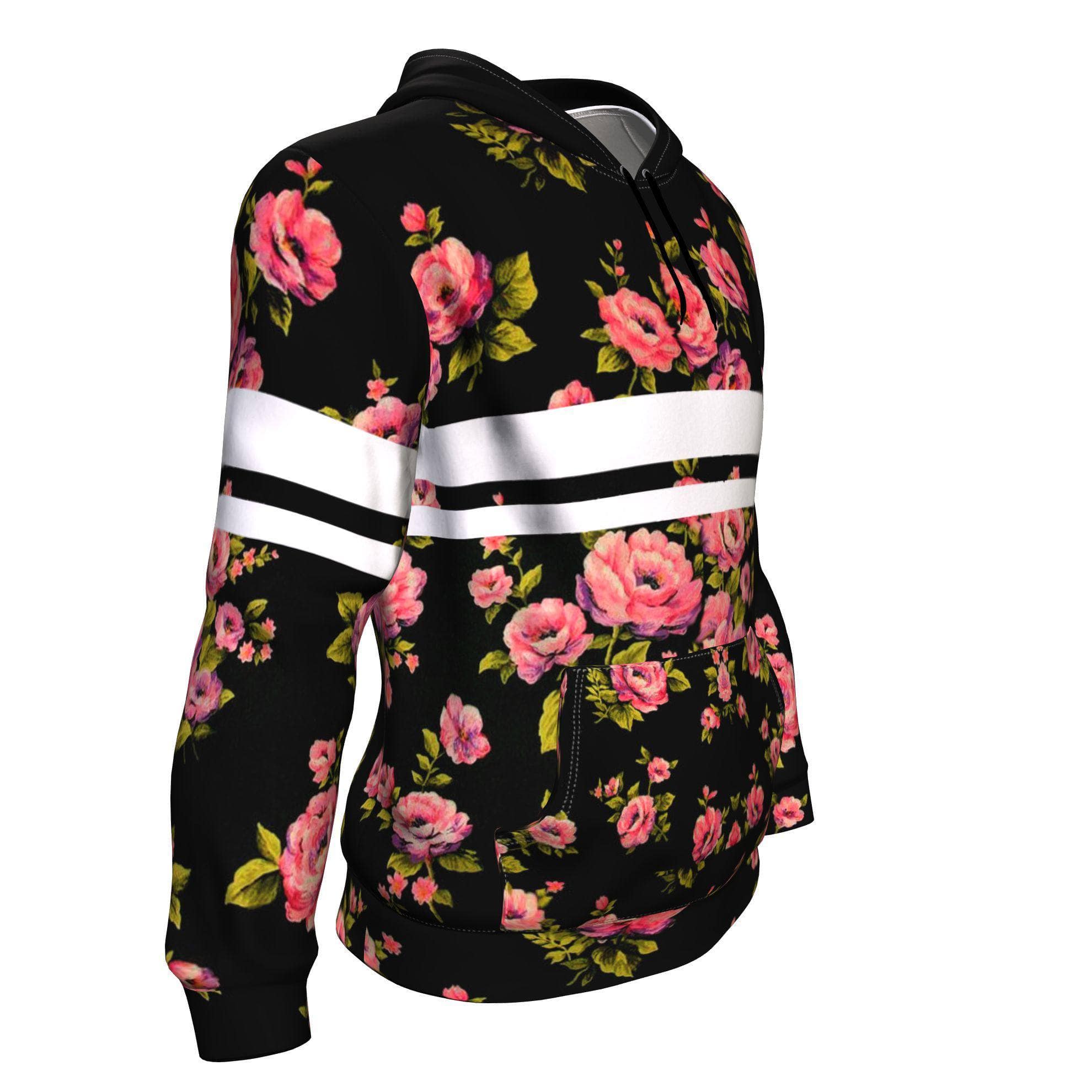 VIntage 95 Floral Stripes Classic Hoodie