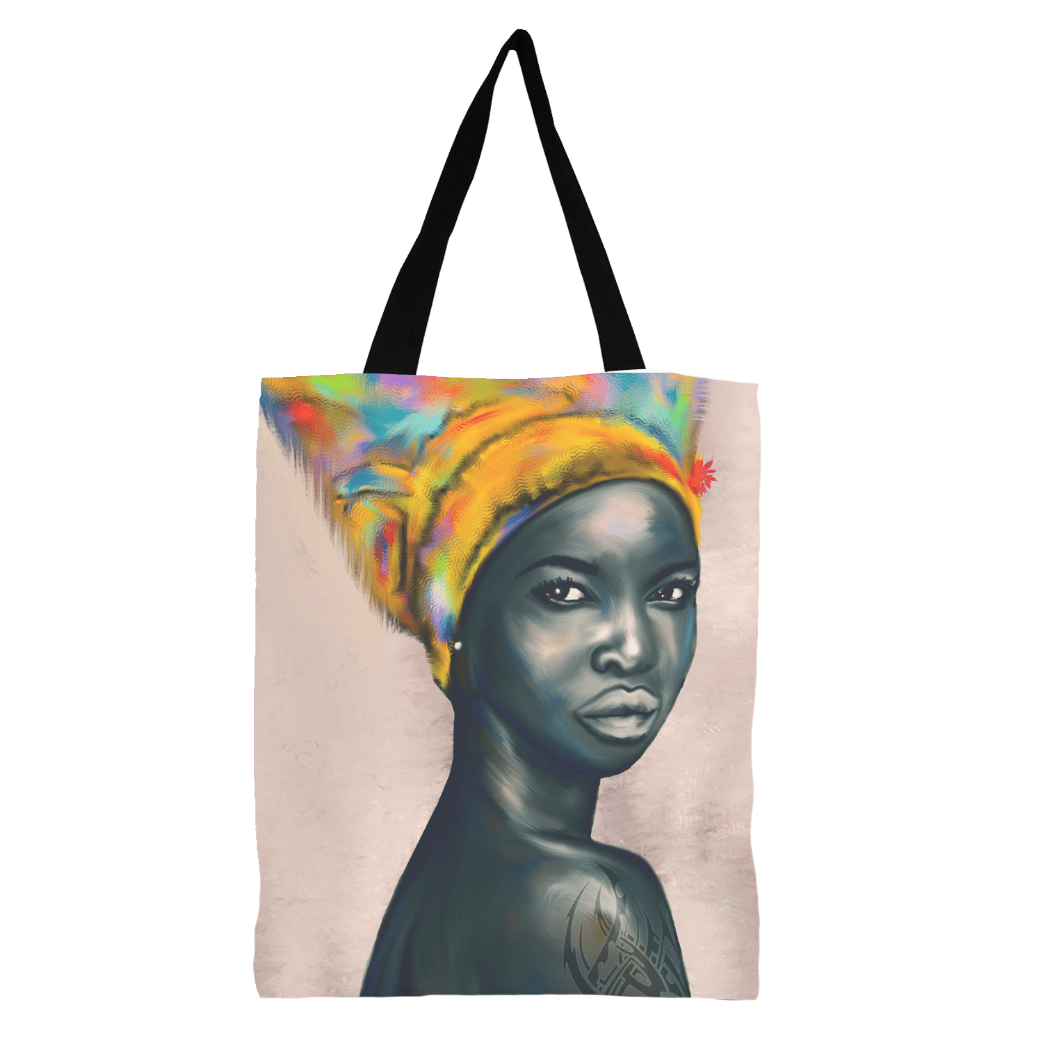 Black Rose African American Tote Bag