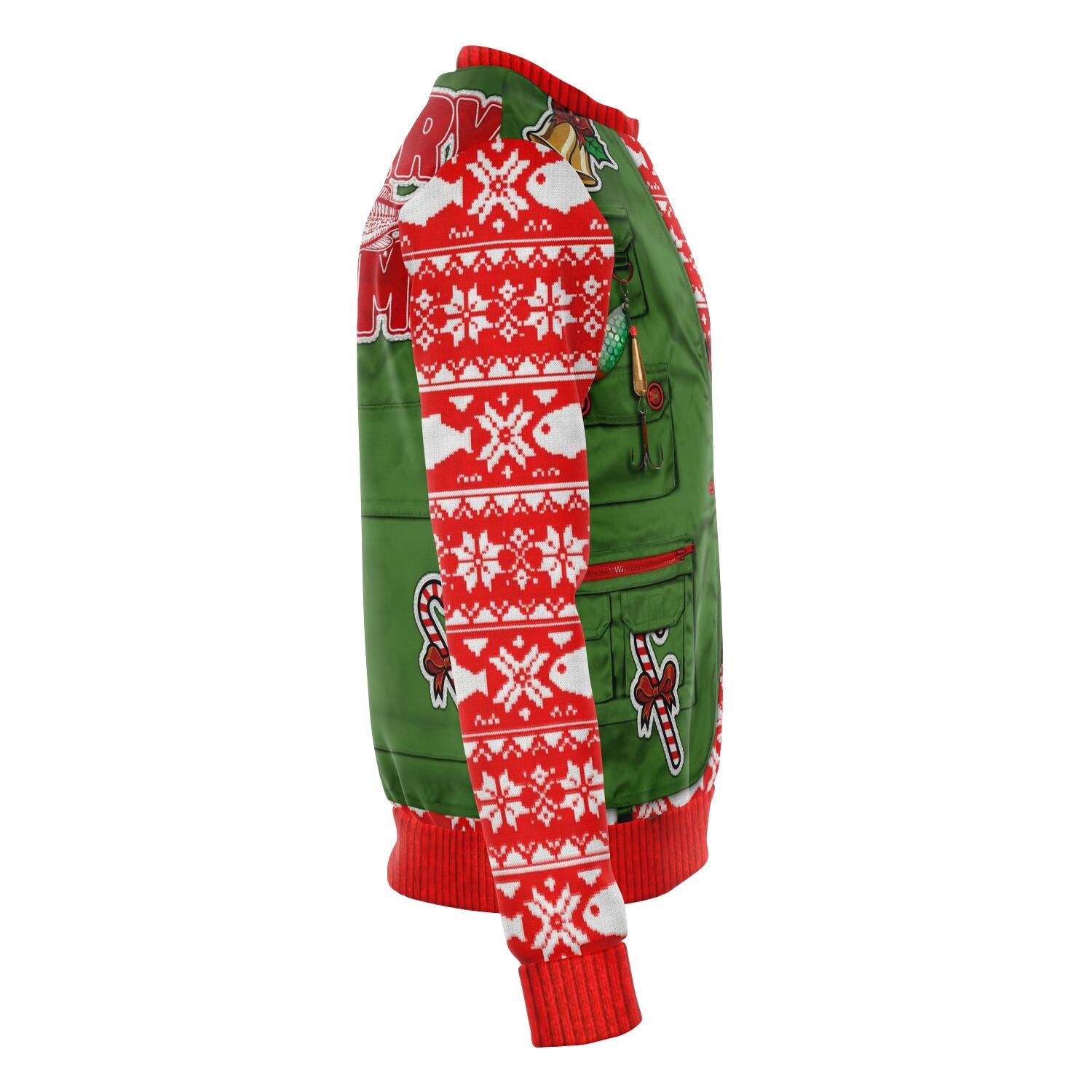 Ugly Christmas Fishing Gift Sweater Sweatshirt