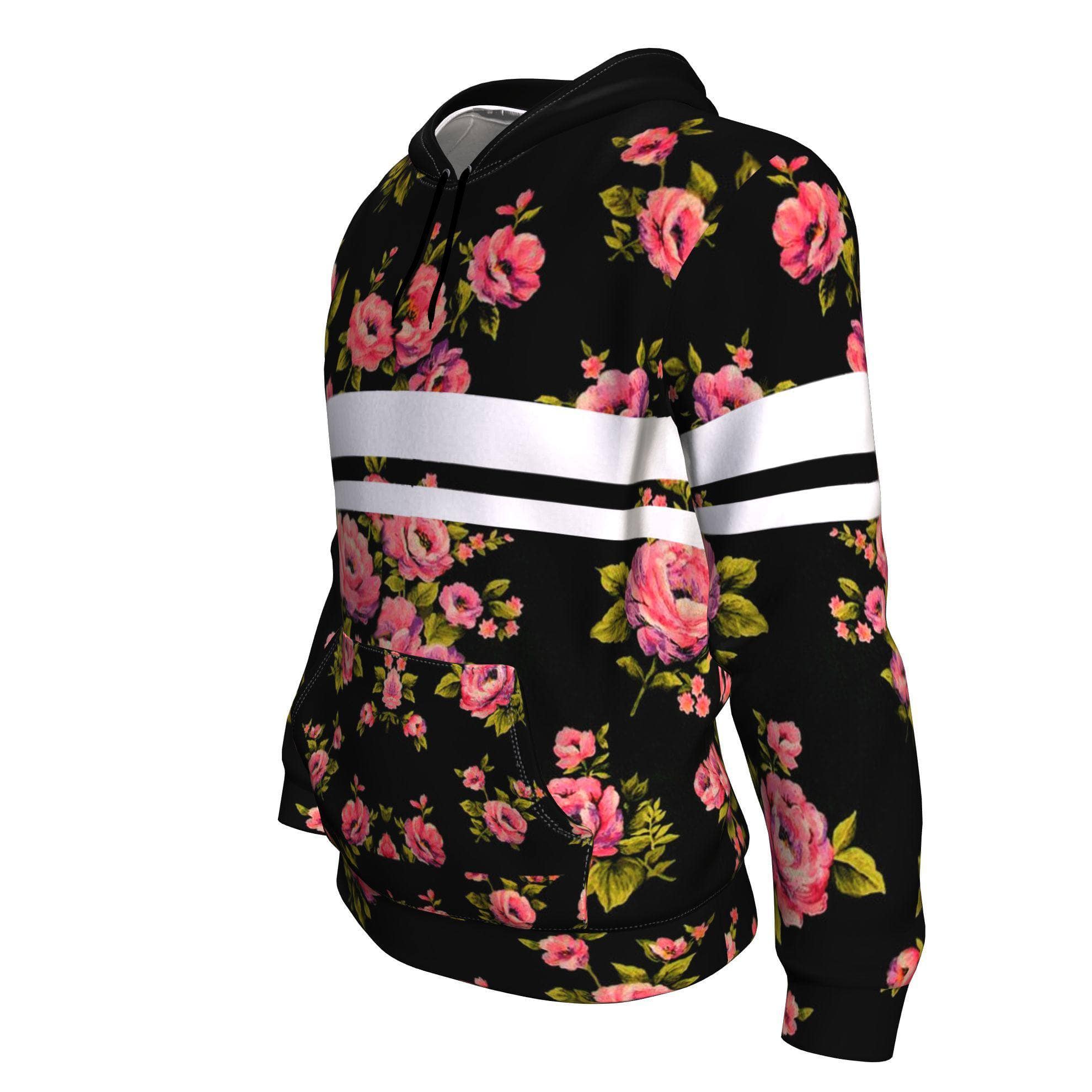 VIntage 95 Floral Stripes Classic Hoodie