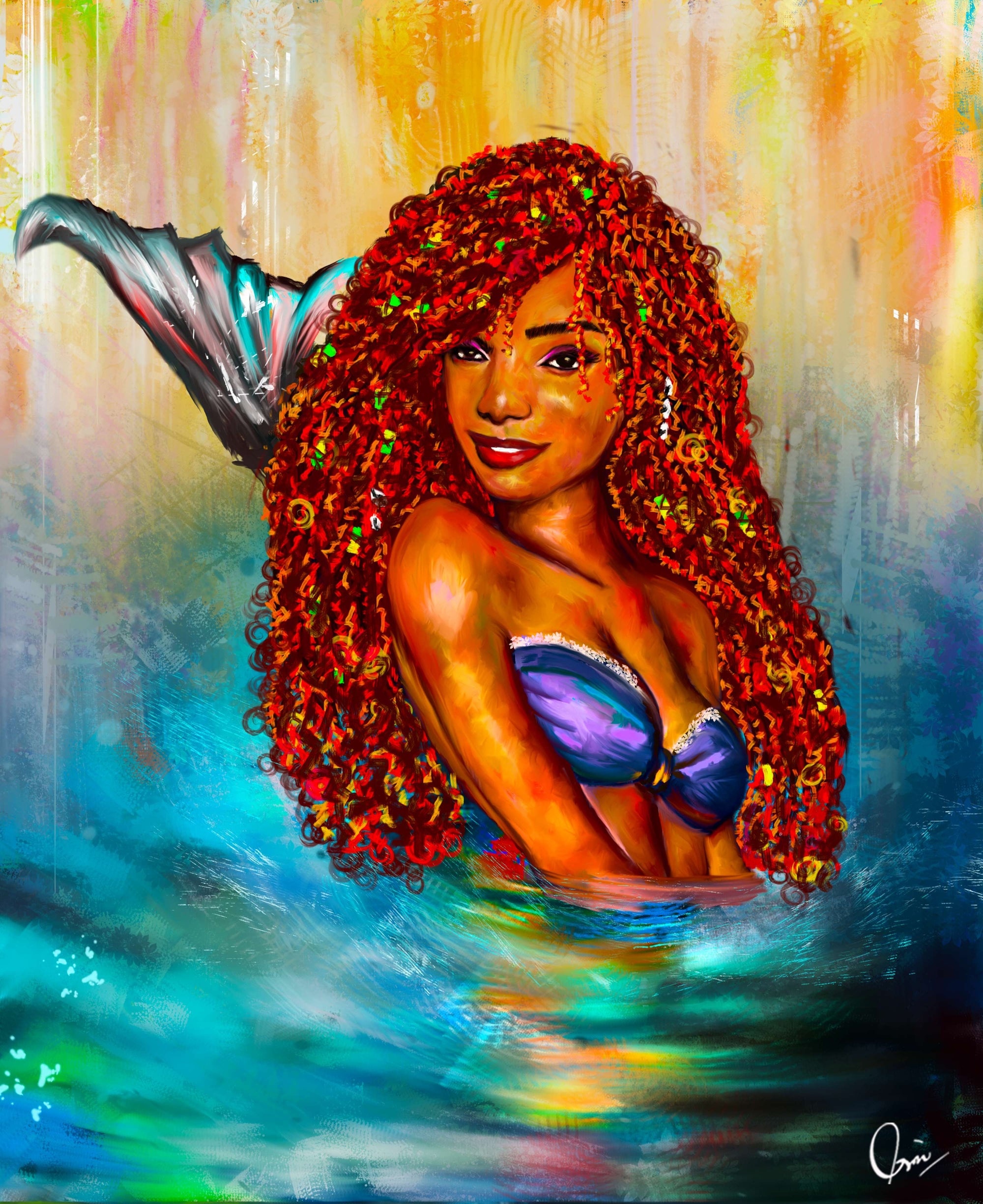 Black Skin Ariel
