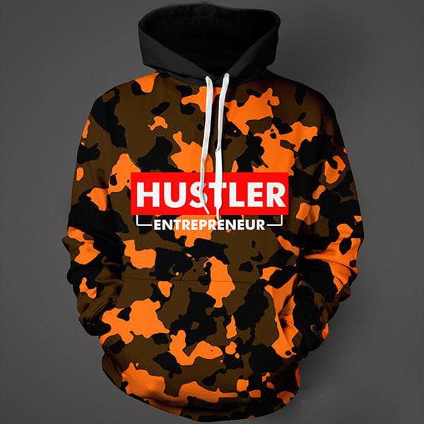 HUSTLER ENTREPRENEUR CAMO HOODIE
