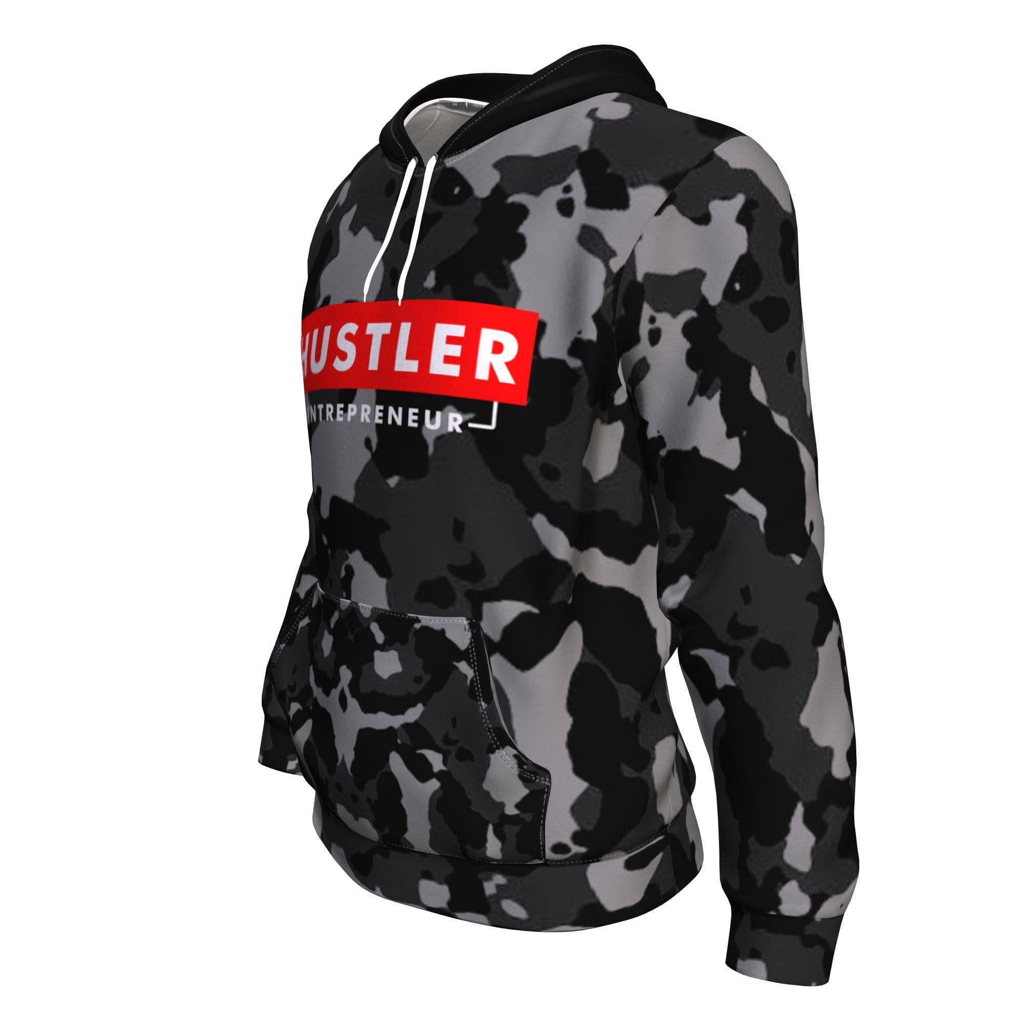 HUSTLER ENTREPRENEUR WHITE CAMO HOODIE