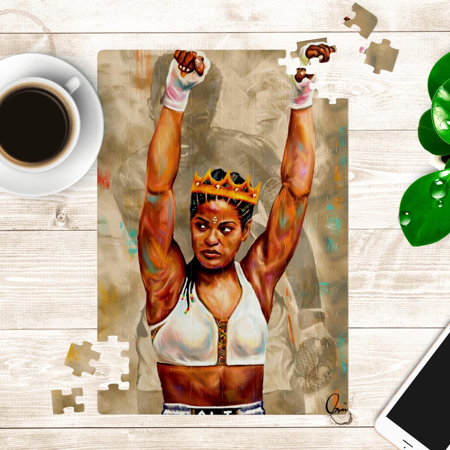 MOHAMMED ALI RUMBLE ART PUZZLE