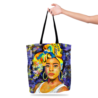 Wrapped In Melanin Black Excellence Tote Bag