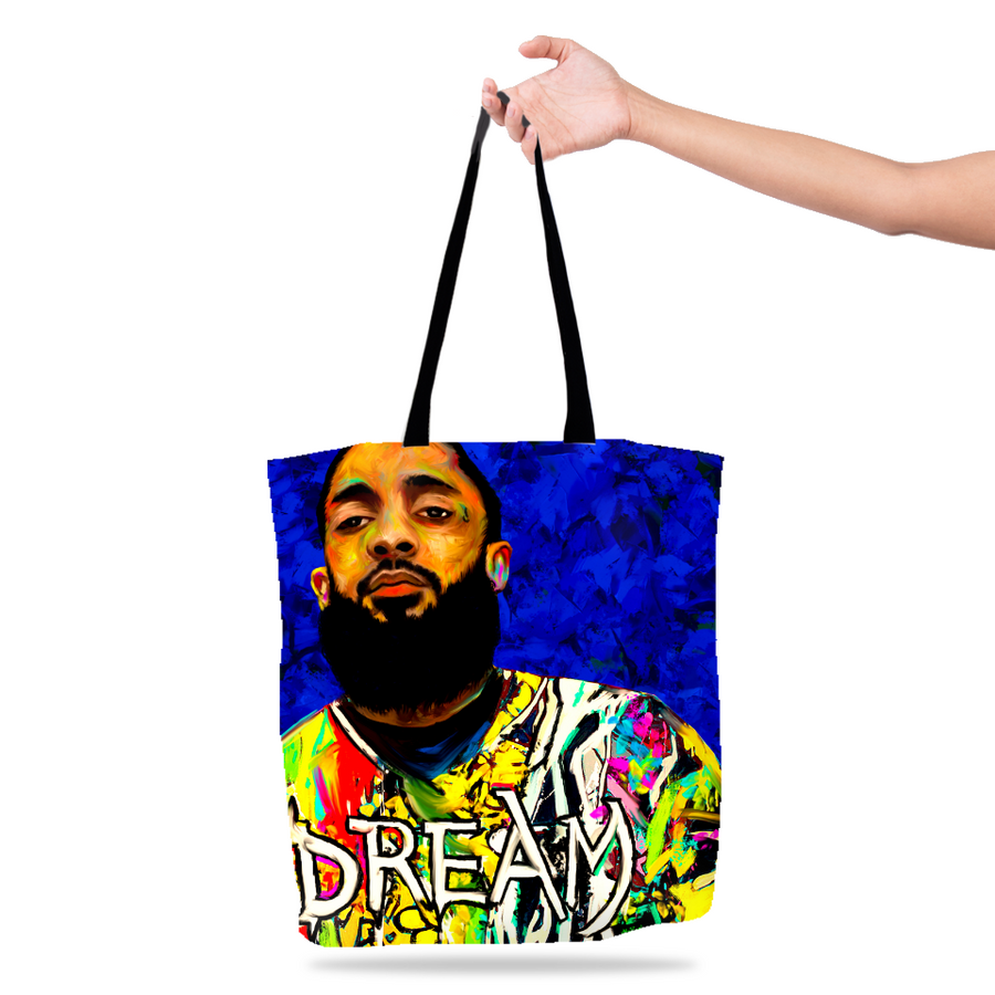 The Marathon Tribute Nipsey Hussle Tote Bag
