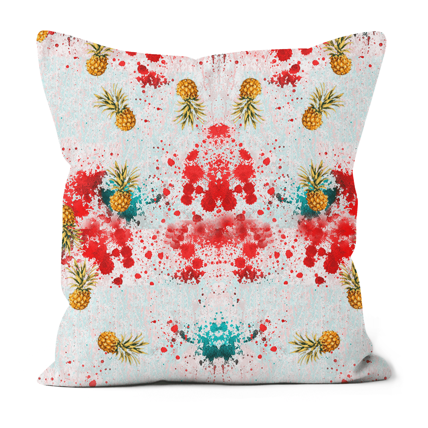 Pineapple Melody Faux Suede Cushions