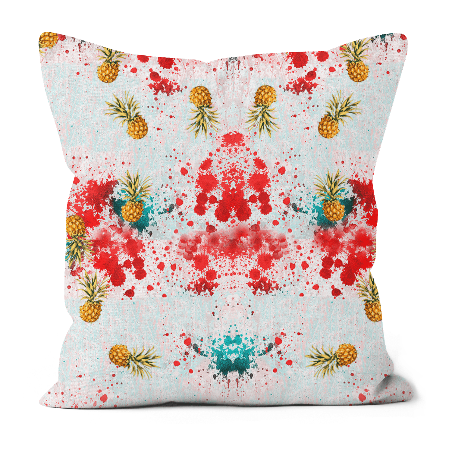 Pineapple Melody Faux Suede Cushions