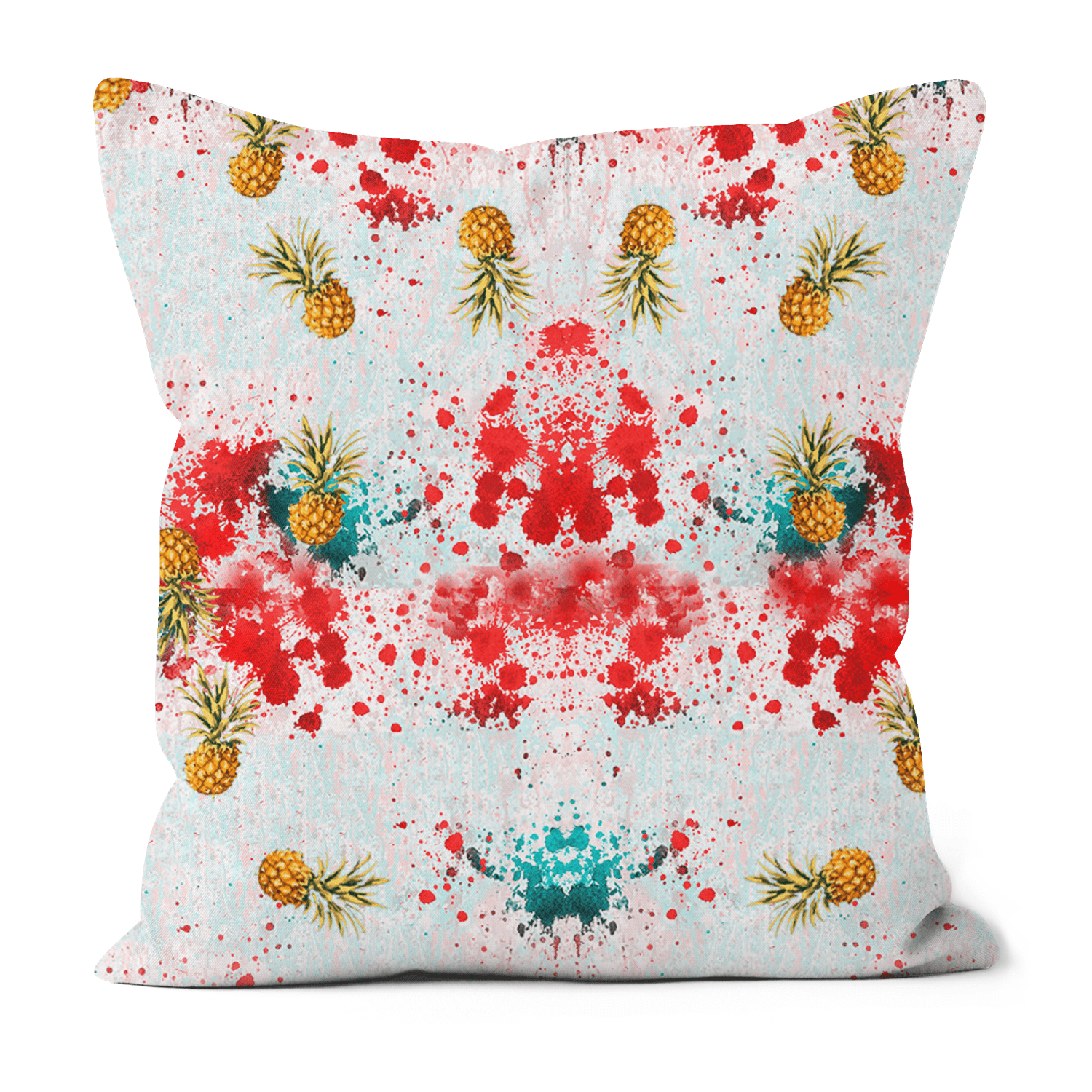 Pineapple Melody Faux Suede Cushions