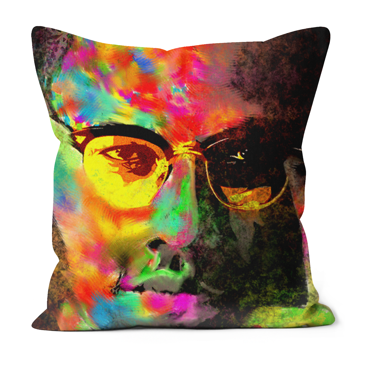 Malcolm X Black Excellence Faux Suede Cushions