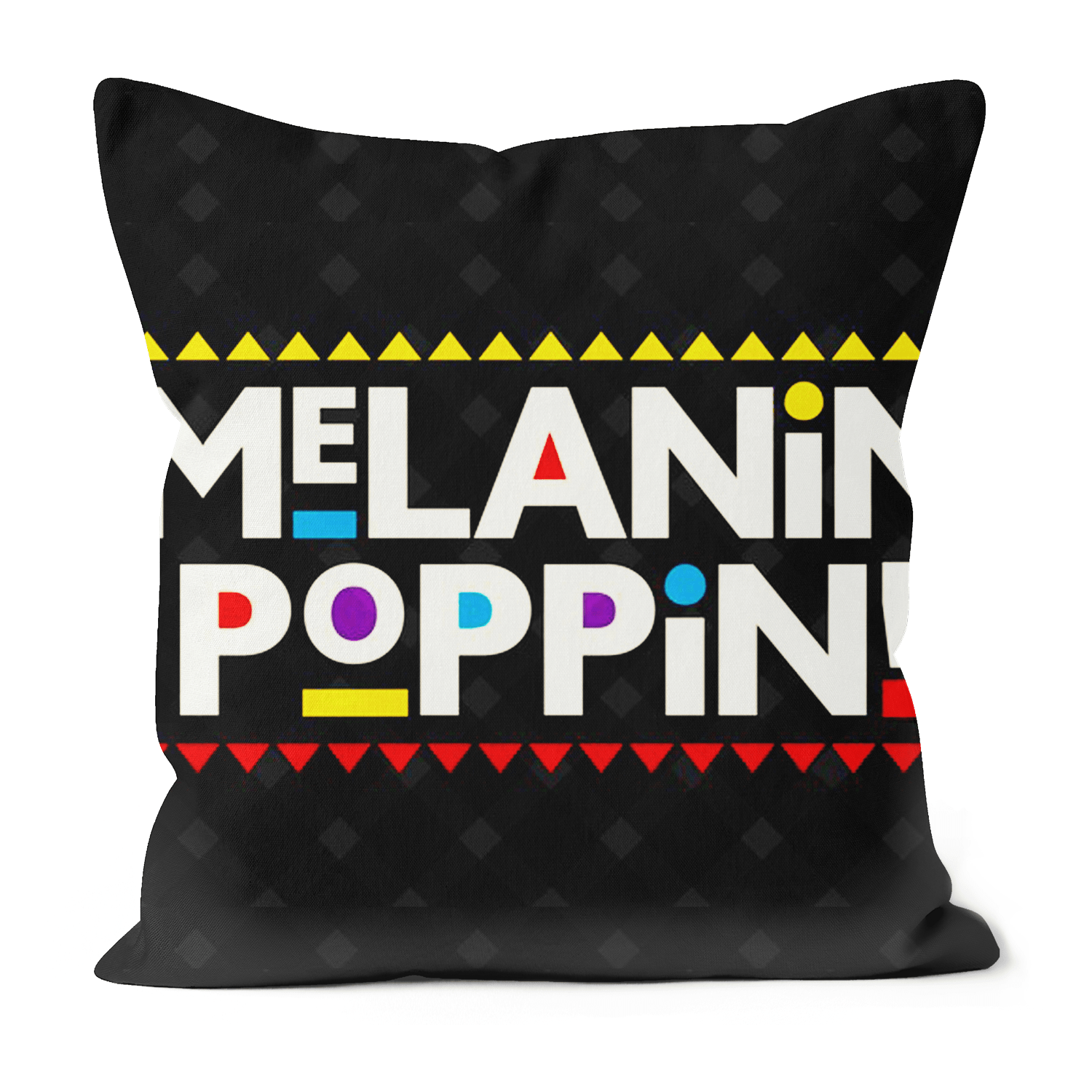 Melanin Poppin Black Excellence Faux Suede Cushions