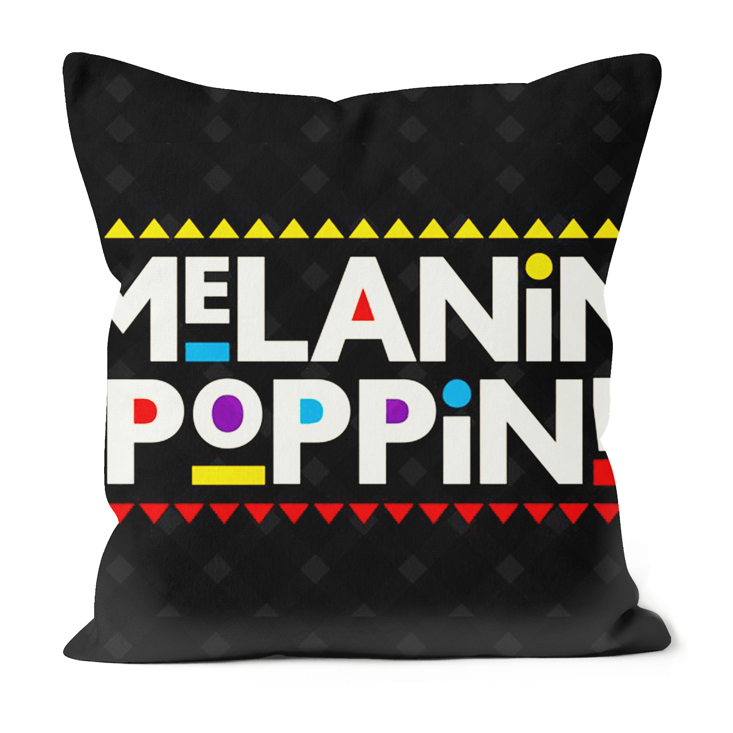 Melanin Poppin Black Excellence Faux Suede Cushions