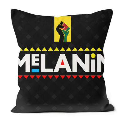 Melanin Black Excellence Faux Suede Cushions