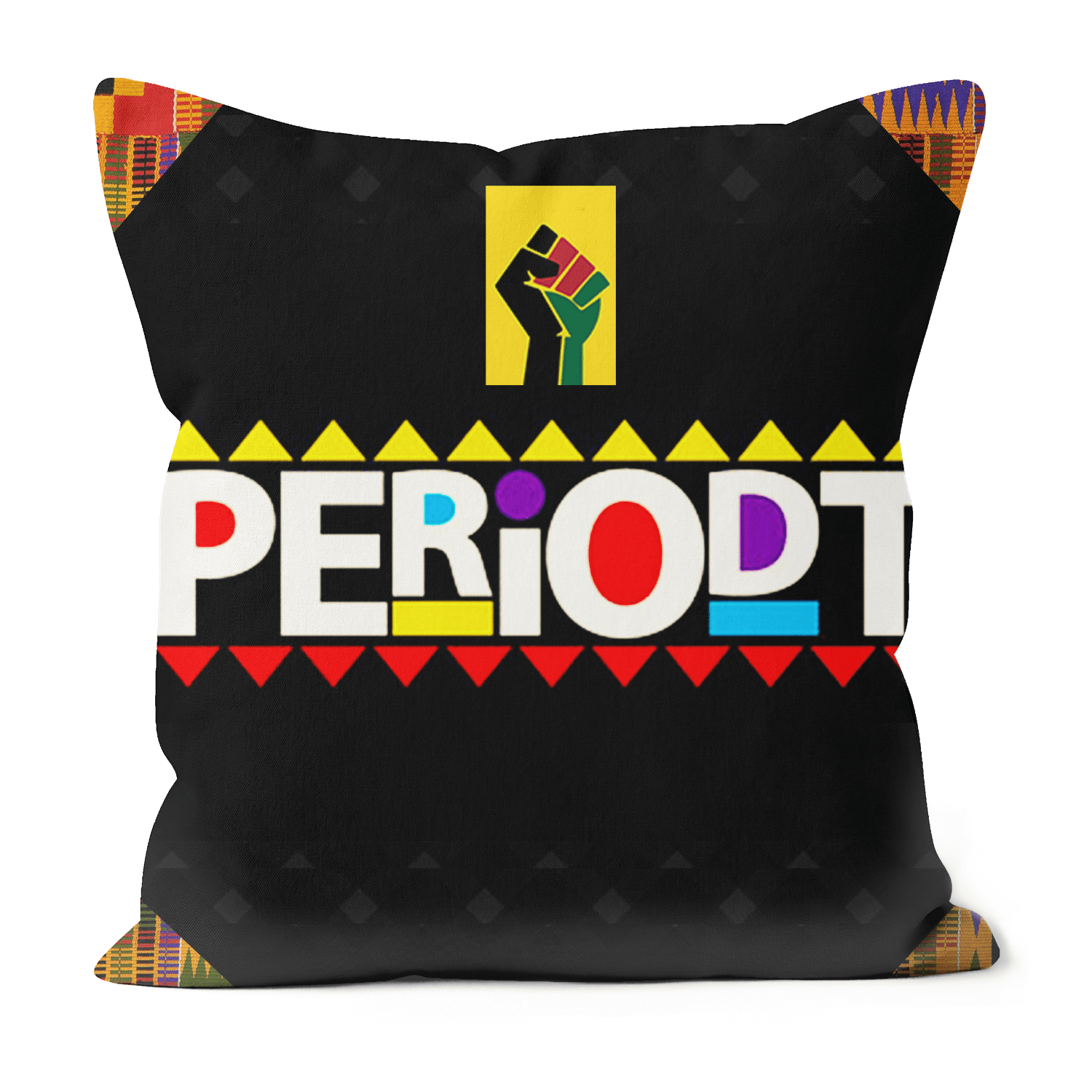 Periodt! Black Excellence Faux Suede Cushions