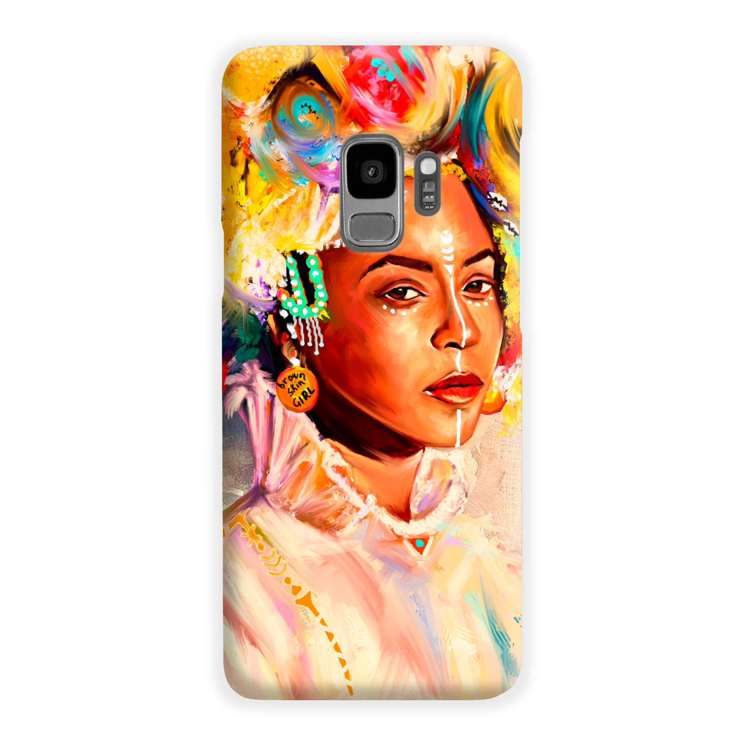 Queen Bey Brown Skin Girl Phone Case