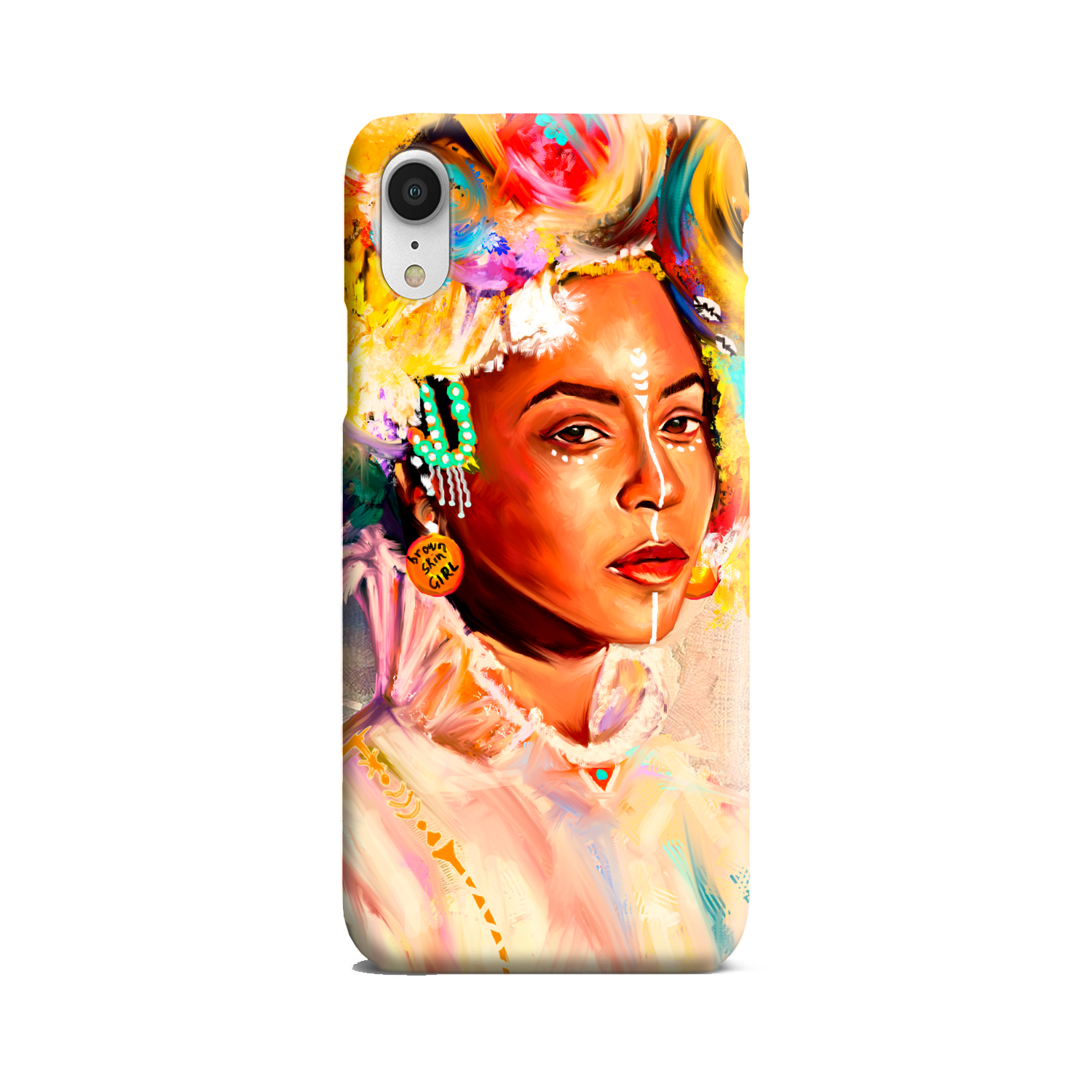 Queen Bey Brown Skin Girl Phone Case