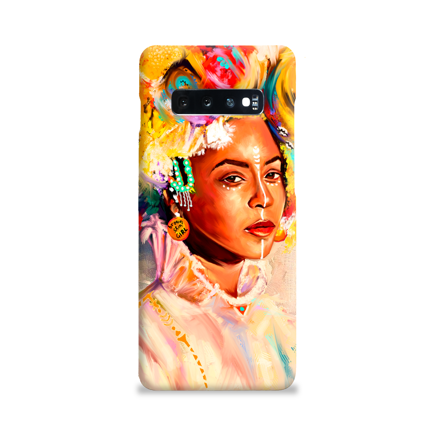 Queen Bey Brown Skin Girl Phone Case