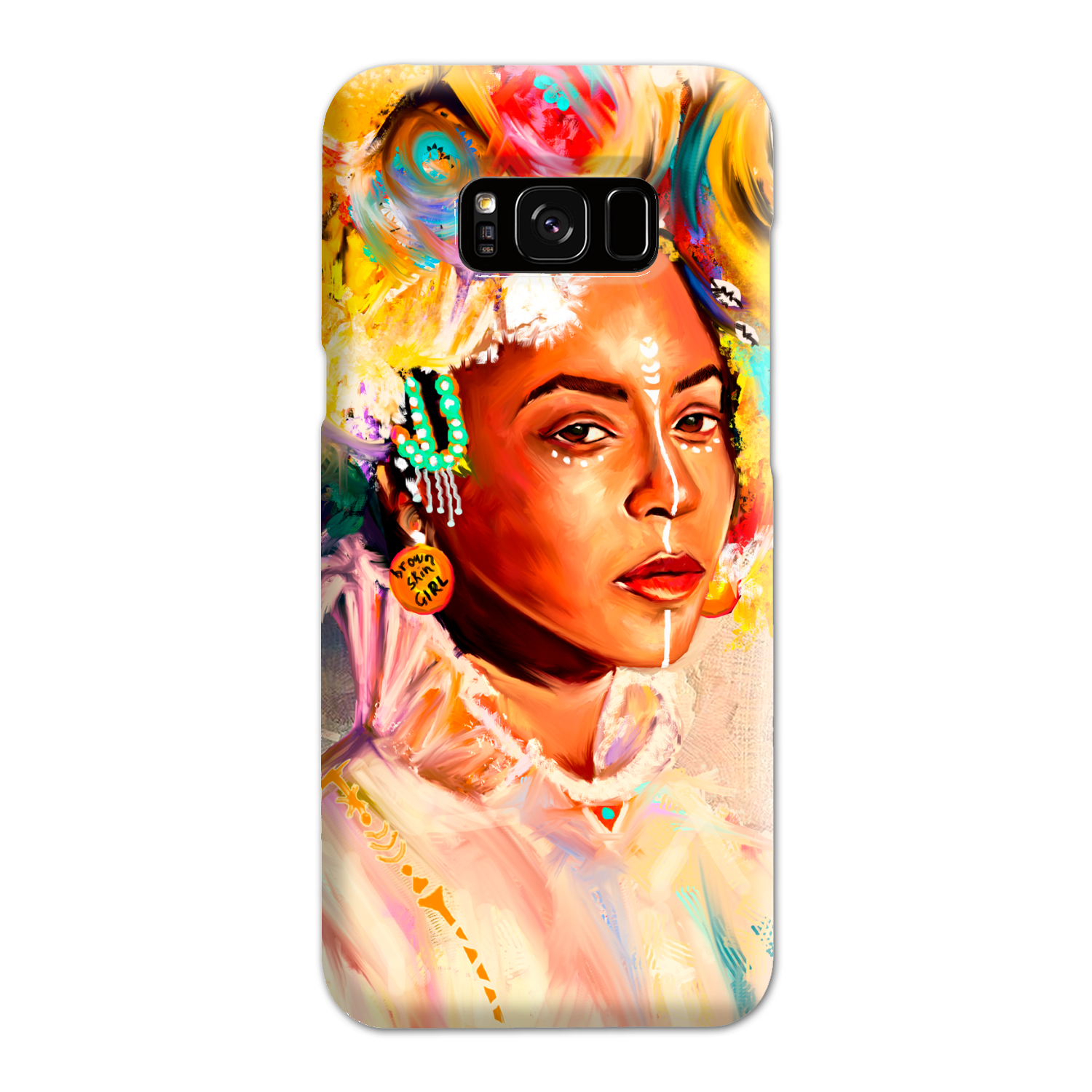 Queen Bey Brown Skin Girl Phone Case