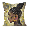 WRAPPED IN CORNROWS BLACK EXCELLENCE FAUX SUEDE CUSHIONS