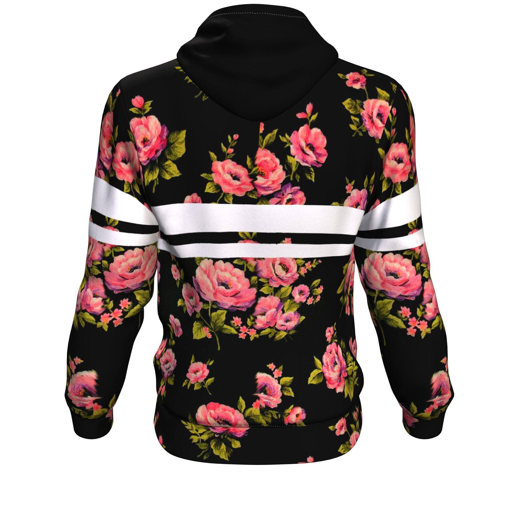 VIntage 95 Floral Stripes Classic Hoodie