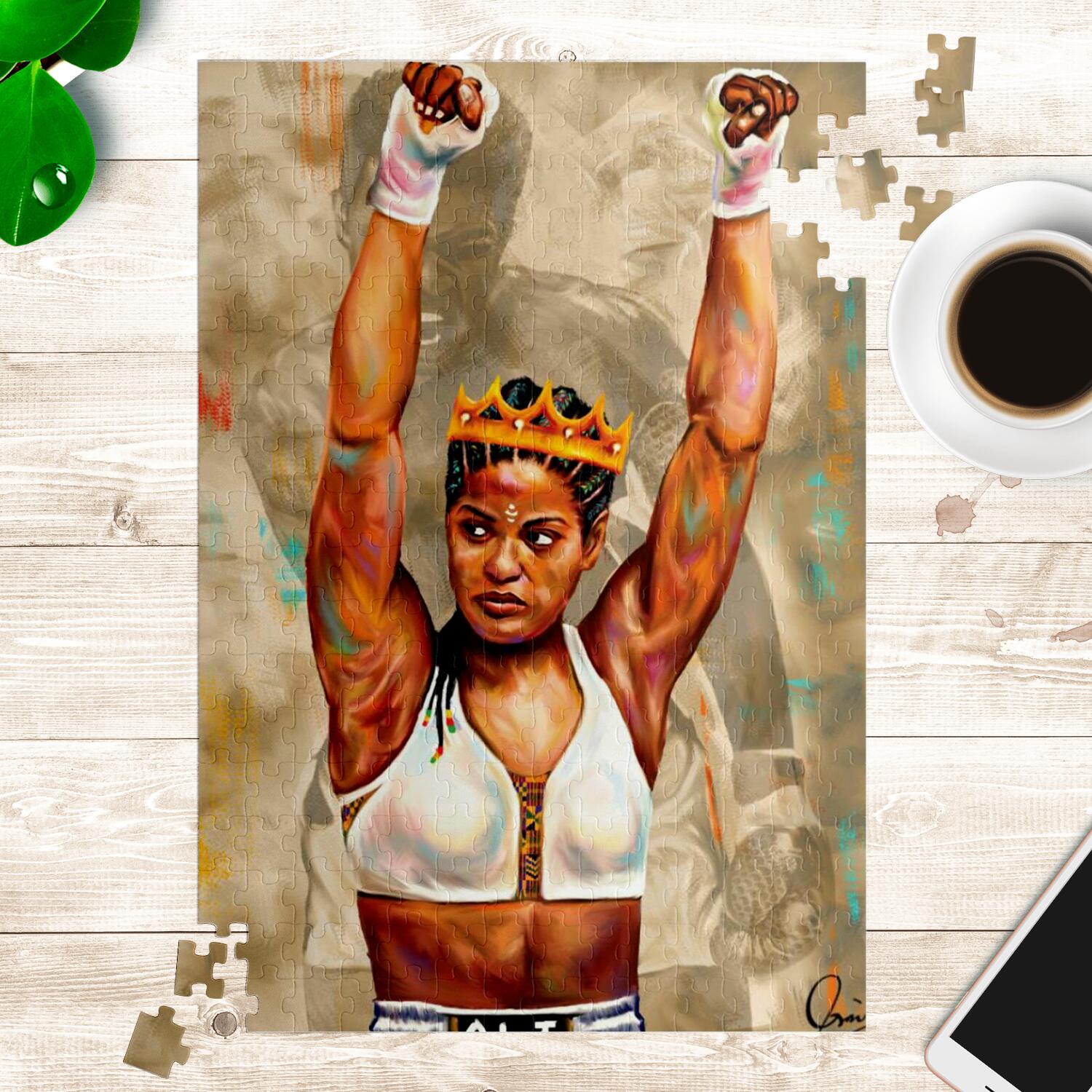 MOHAMMED ALI RUMBLE ART PUZZLE