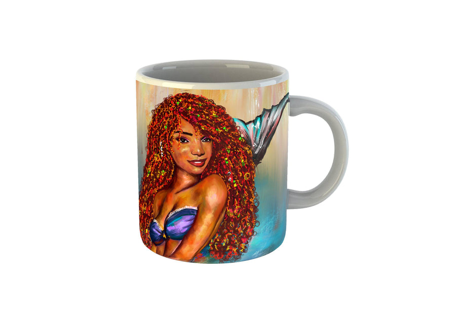 Melanin Mermaid Coffee Mugs